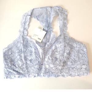 NEW Periwinkle Stretch Lace Bralette / Hourglass back Size XS